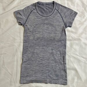 Blue Short Sleeve Lululemon Swiftly Top
